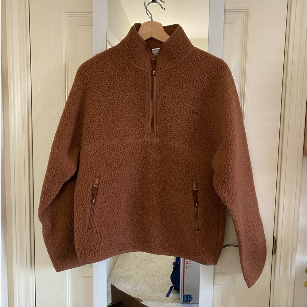 Aritzia Tna Bigfoot Polar ½ Zip Sweater Polar S